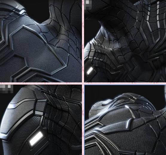 细节|蜘蛛侠和钢铁侠合体后黑化了?新战衣曝光,眼部细节满分