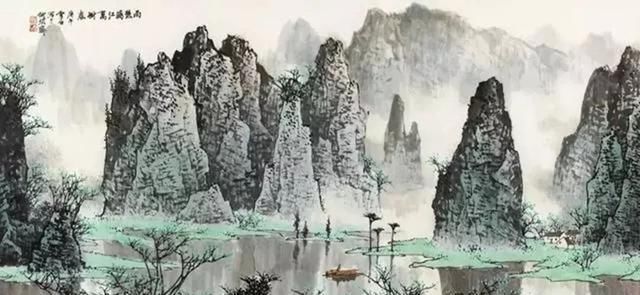  绘制|白雪石：擅长桂林山水画，曾为人民大会堂等绘制国画十余幅