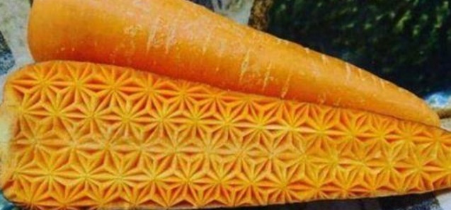 日本|日本厨师玩蔬菜雕刻,萝卜都能玩出花来,吃货不舍得吃了