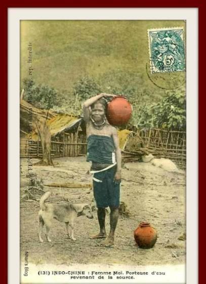  和尚|法国在越南殖民时期发行的明信片看看那时候的越南