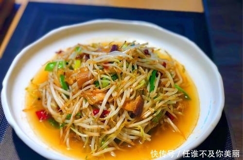 醋溜|醋溜豆芽,先放醋还是先炒豆芽,其实都不对,难怪出水不好吃