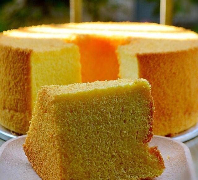 甜点|南瓜戚风蛋糕,健康甜点