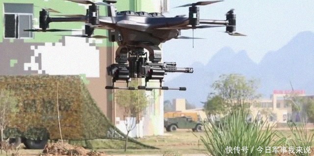 无人|不装了，就是这么豪！无人车＋无人机搭配亮相，未来（战争）可期