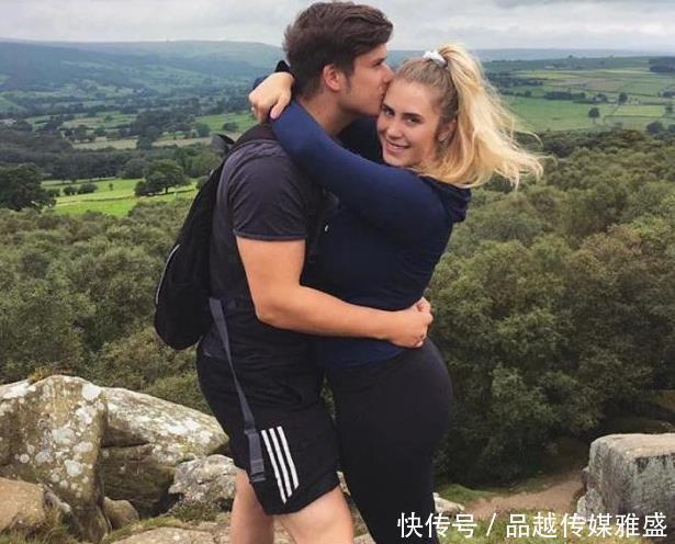 男友|欧美160斤的大码模特,热爱健身曲线逆天,收获小10岁男友