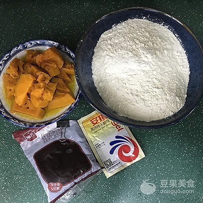  模具|南瓜豆沙馒头的做法