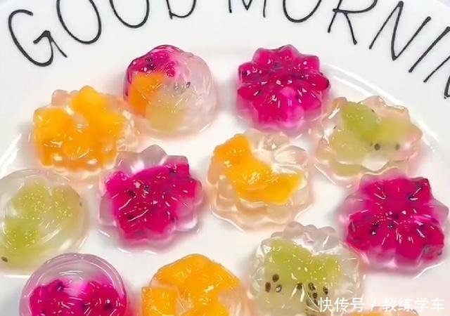 吉利丁片|不含添加剂的自制果冻，在家做的营养美味，Q弹清爽，好看又好吃