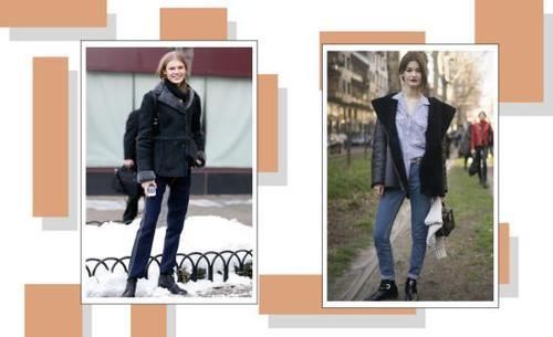 棉袄|大棉袄穿着太老气,一身羊羔绒保暖又时髦,让你气质大提升