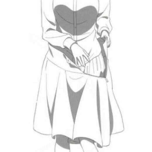 褶皱|动漫女生穿衣服应该怎么画,注意这几个细节,你也会是大神