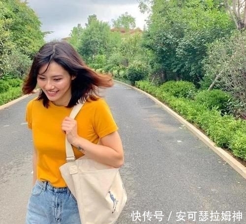 比例|身高一米八的高个美女,拥有不加任何特效的大长腿,身材比例完美