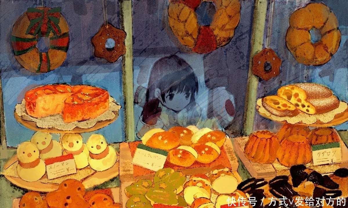  画师淵゛|黄绿色和水系色的光影少女，是夏天的味道呀，看着好舒服的漫画风