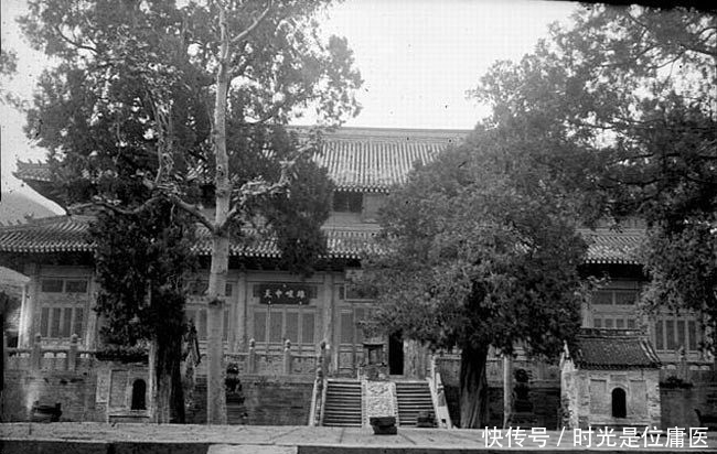 人心神|1907年的嵩山少林寺，幽静古朴的景象，让人心神安宁