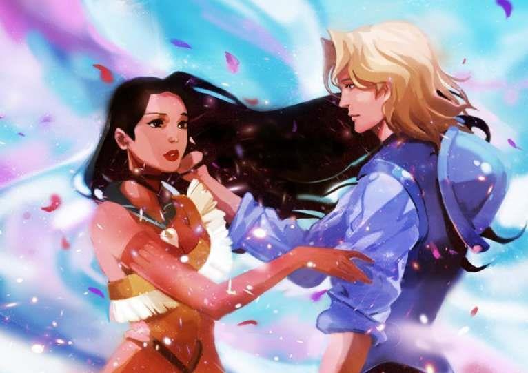 迪士尼|日本动漫风格的迪士尼卡通人物,第一张就梦幻到让人陷入爱河了