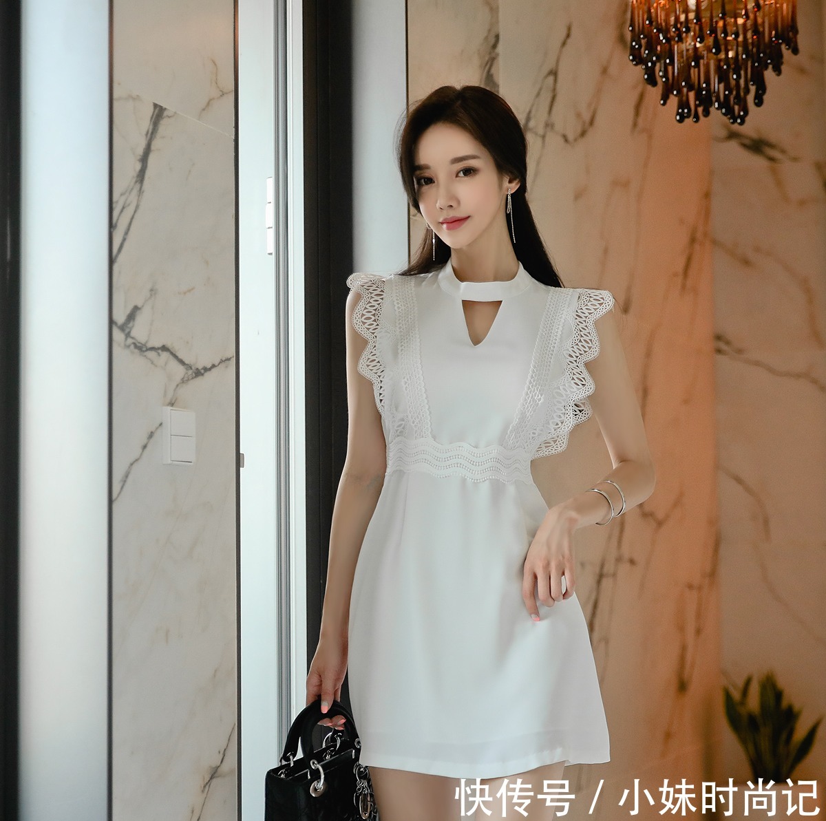 连衣裙|满足我们对仙女的幻想,只要一件白色连衣裙就足够了