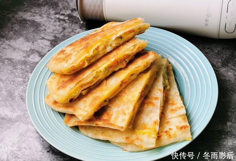做法|手把手教你鸡蛋灌饼的做法，松软分层，个个鼓大泡，跟着学零失败