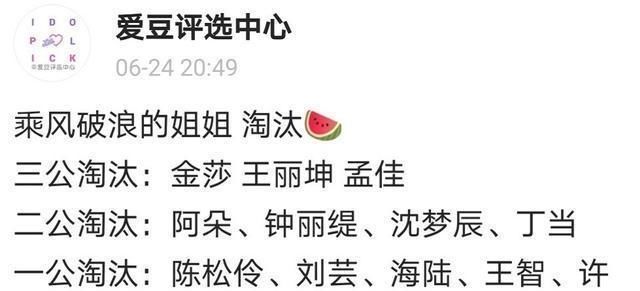 大牌|《乘风破浪》淘汰名单,大牌全部晋级,网友黄圣依凭什么留下