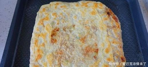 折叠|家庭自制千层葱油饼, 鲜香又美味, 好吃停不下来!
