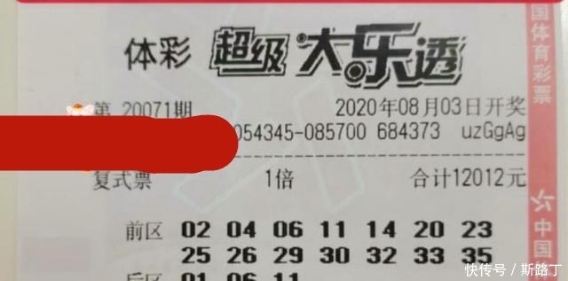 晒票|第20071期大乐透晒票精选：2张万元复式票流出，仅供参考
