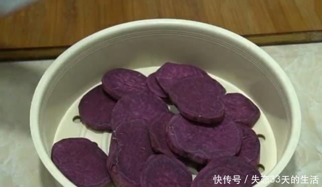 馒头|新手也能做的紫薯花卷,个个层次丰富,柔软香甜,孩子最爱吃