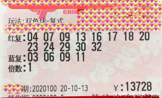 期晒票|双色球第2020100期晒票来了，多张复式票供参考