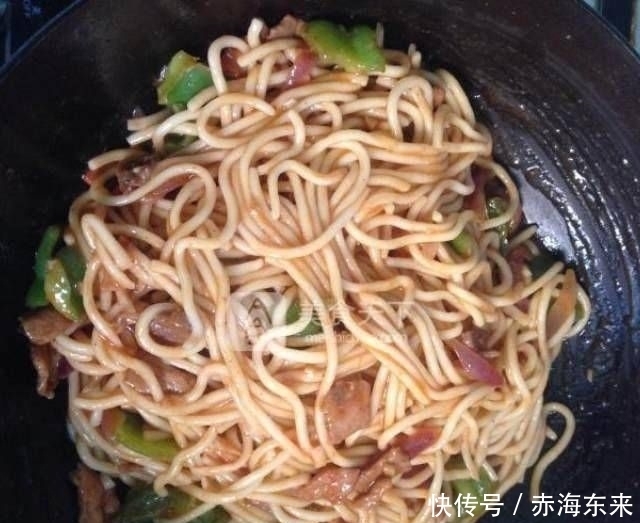 面条|营养炒面,家里做的,可以尽快学会