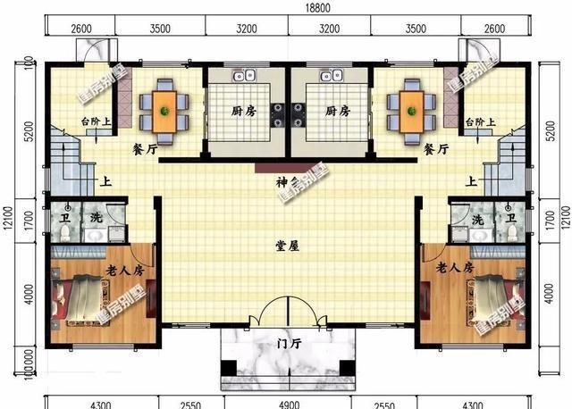欧式|两栋共堂屋设计的双拼别墅,最受欢迎欧式风,第二栋建的人超多
