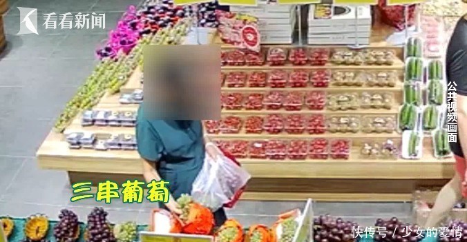  光顾|大妈半小时3次''光顾''水果店 被抓时正对西瓜下手