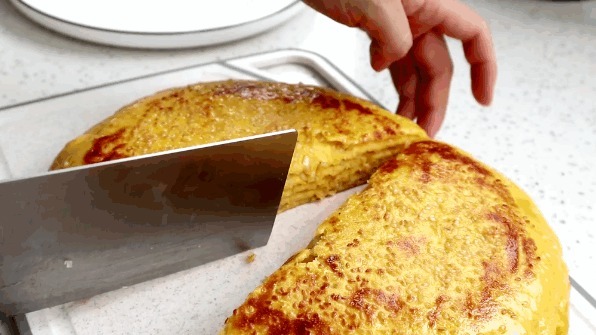 肉夹馍|这种南瓜千层饼,在家就能做,口感独特,馅料丰富,比肉夹馍还香