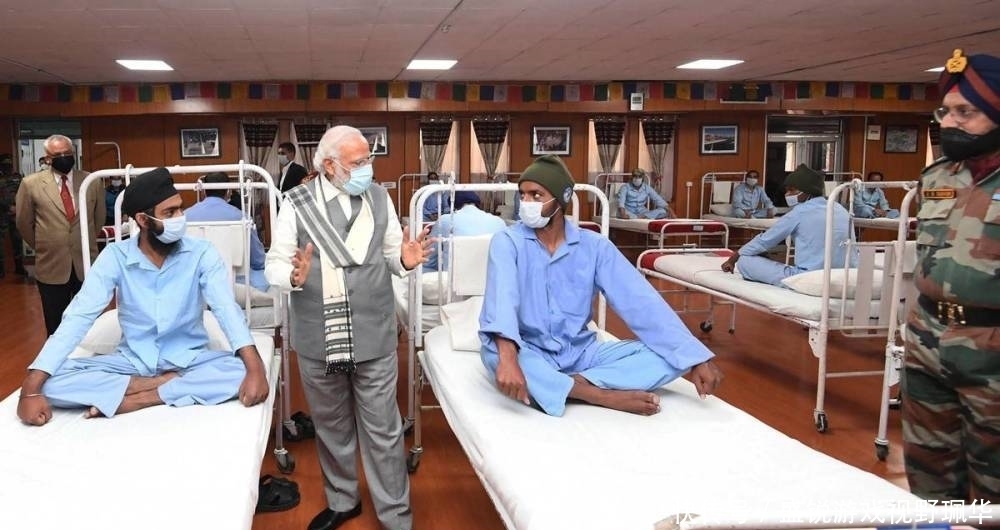  医院|莫迪恼羞成怒！看望前线士兵，医院却是假的，就这条件还想挑事？