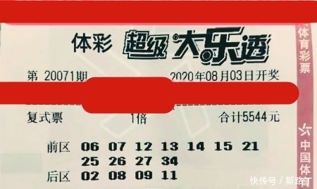 晒票|第20071期大乐透晒票精选：2张万元复式票流出，仅供参考