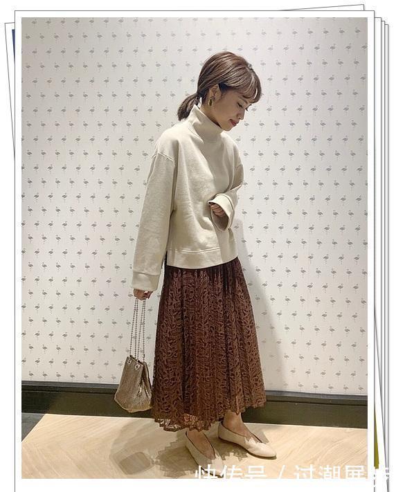 秋季|秋季蕾丝半身裙怎么搭?5种常用颜色30种流行搭配,穿出淑女风