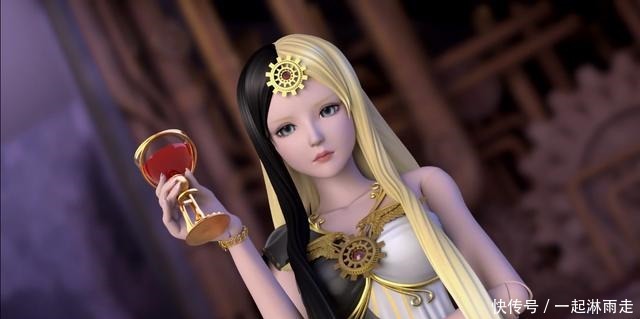 差别|叶罗丽同为在一起喝酒，动画与漫画差别大，女神品酒的样子很美