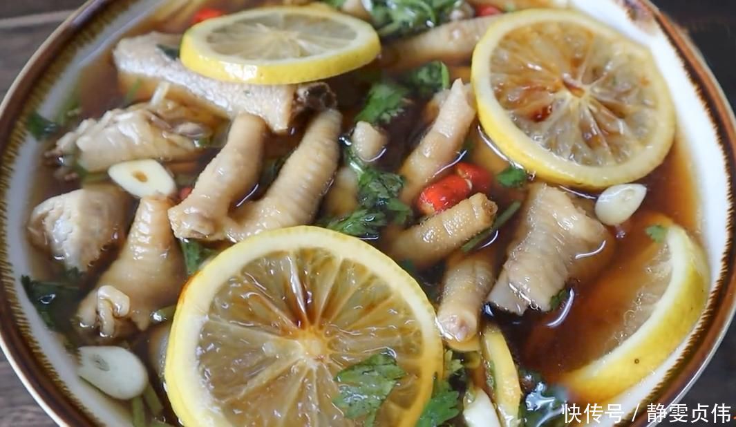 清爽|清爽又香辣的柠檬鸡爪,做法简单,口感爽脆,好吃到停不下来