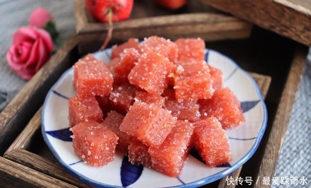 山楂糕|纯天然无添加的山楂糕,酸酸甜甜又开胃,自己制作健康美味