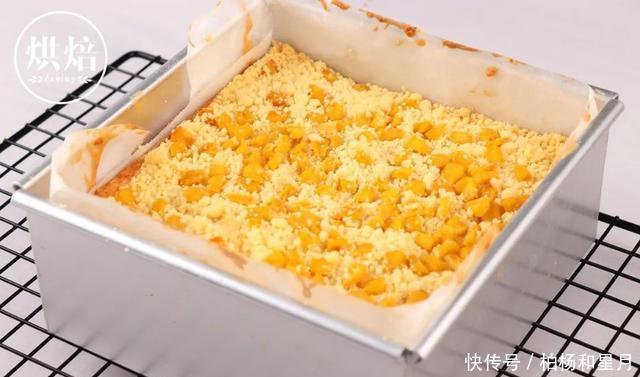  宝宝|爱吃玉米的宝宝都在收藏 无需打发 搅拌即烤的玉米酥粒蛋糕