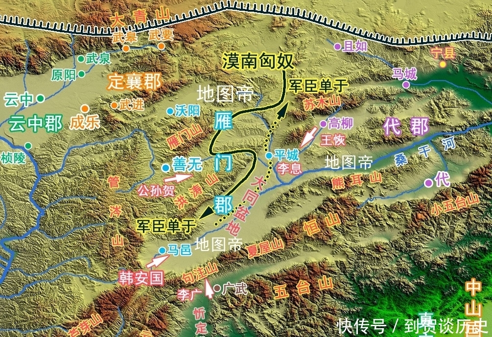 单于|马邑之围,军臣单于10万人马是如何逃出汉军包围圈的?