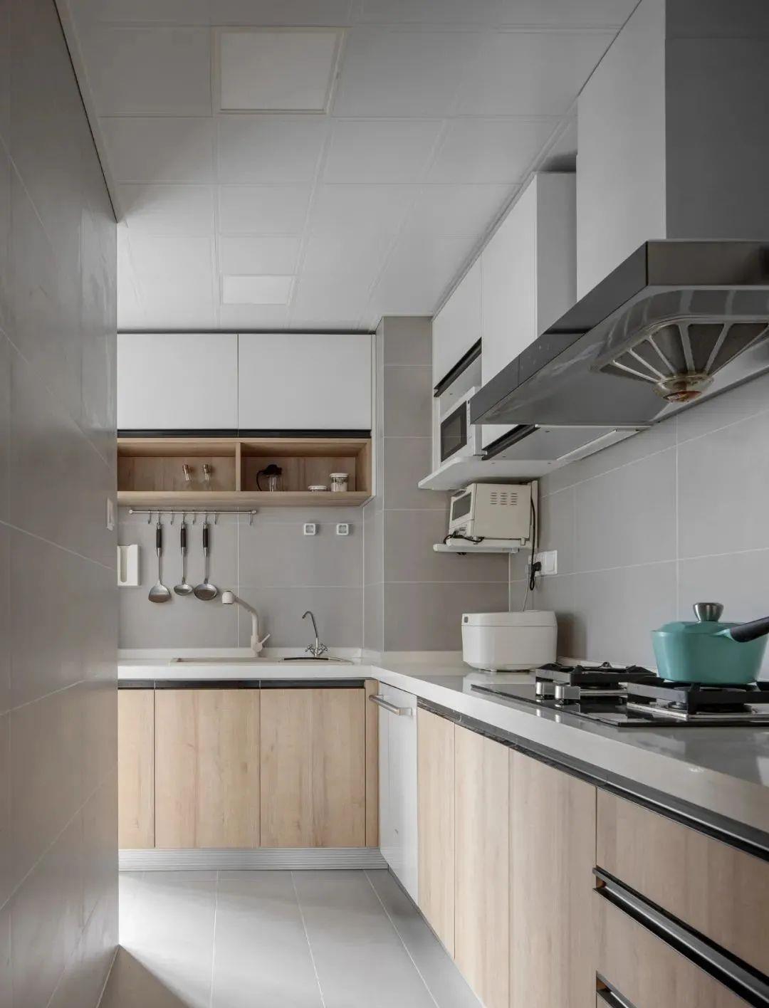 敞亮|109㎡原木北欧风格新房装修,客厅阳台打通好敞亮!