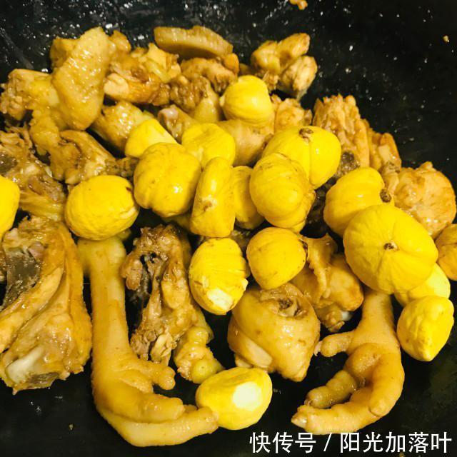 板栗|板栗烧鸡,透着屏幕都流口水