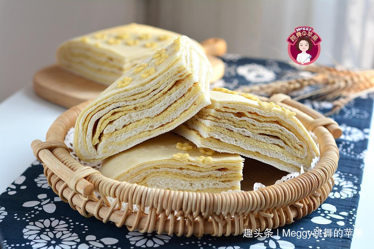 双色|教你做双色千层饼,柔软有滋味,让你学会1种,能开发出10多种