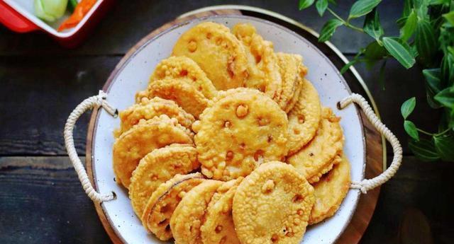 外酥|香酥藕盒,外酥里嫩不油腻,做一盘子都不够吃