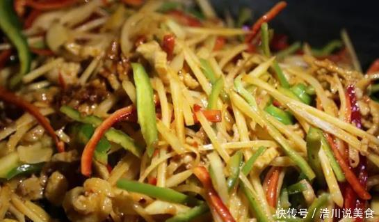 简单|仔姜配上肉丝,炒出来又香又下饭,关键做法太简单了