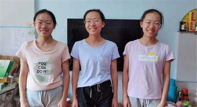 成绩|三胞胎姐妹高考成绩均过610分，网友：学霸姐妹花