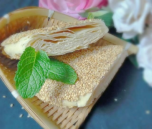 酥脆|千层酥饼的做法,层层酥脆,香甜可口,都流口水了