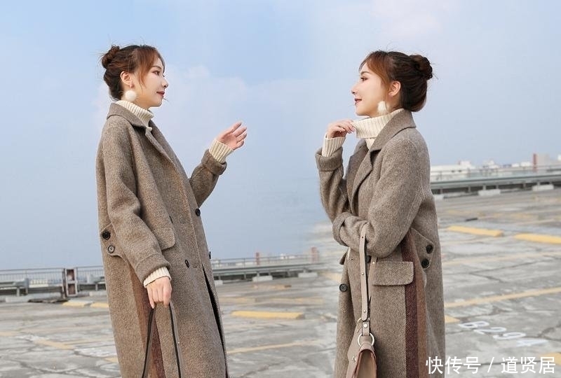 美的|在强调一次穿大衣别搭阔腿裤,看看下面女人怎么穿,美的与众不同