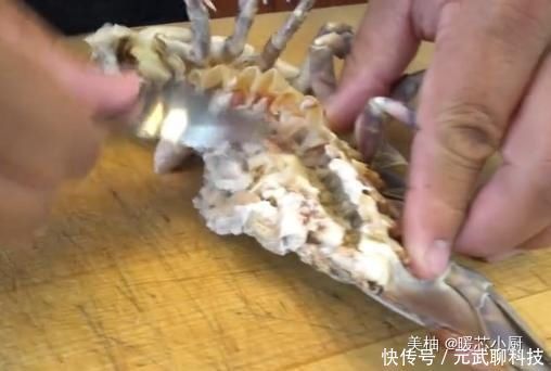 蟑螂|长得像巨型蟑螂的海鲜,日本大厨买到新鲜海虱,一刀下去不忍直视