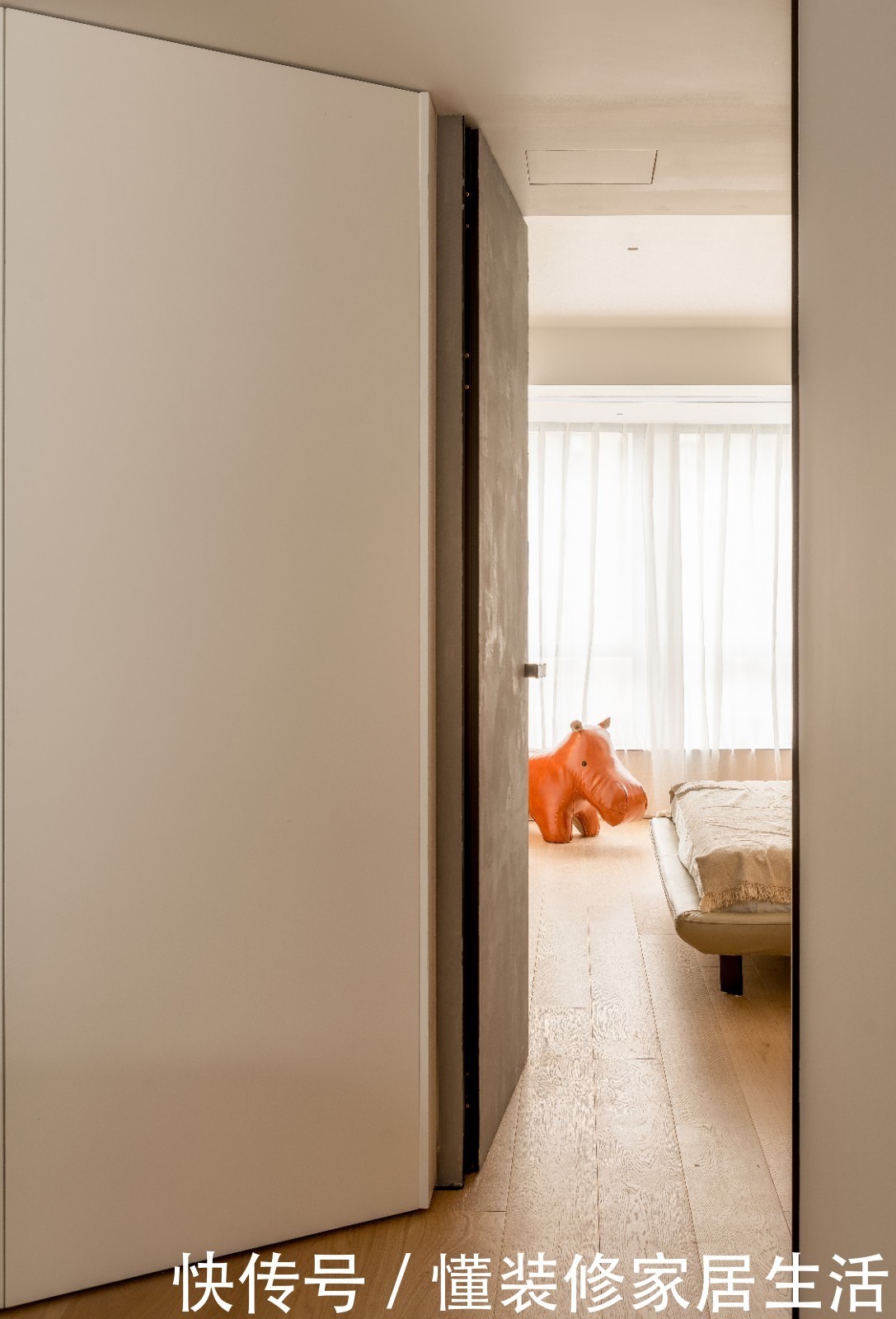  开放式|上海小姑娘的100㎡新家，全屋开放式布局，入户第一眼，就着迷了