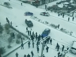 搞笑|搞笑GIF：姑娘跳水，看着就疼