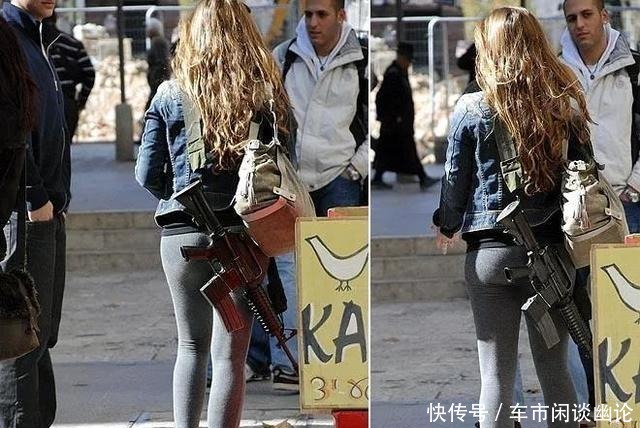 离身|以色列的女兵,即使逛街也要做到枪不离身,是无奈还是现实!