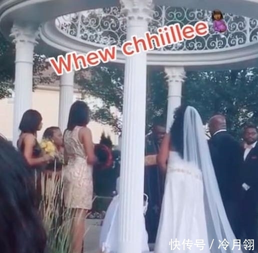 大喊|外国女强闯黑人婚礼现场视频走红，朝新郎大喊：我有你的孩子了
