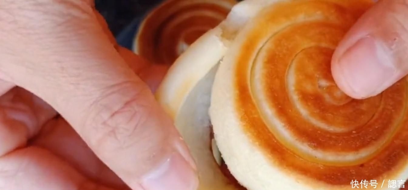  层次的一|不用烤箱教你做孩子爱吃的奶香发面饼干,松软香甜,放凉了也不硬...