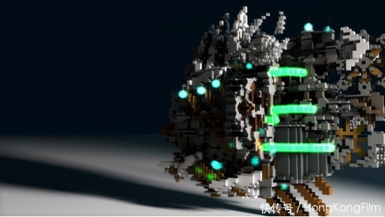 堪比|《我的世界》空中飞船突破科技限制 体量巨大工程量堪比造航母